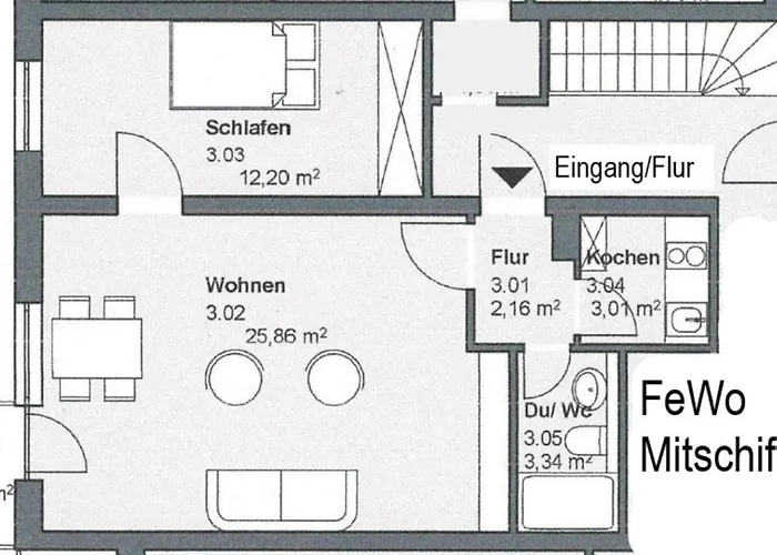 Mitschiffs Lägenhet Malente